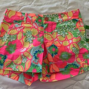 Lilly Pulitzer Callahan Shorts in Ice Cream Social Size 2
